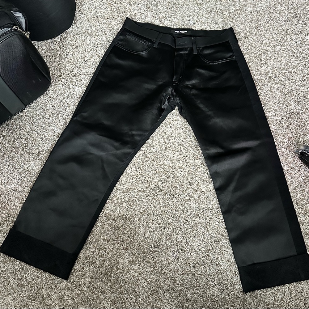 Junya Watanabe Satin/Denim with Lace Pants